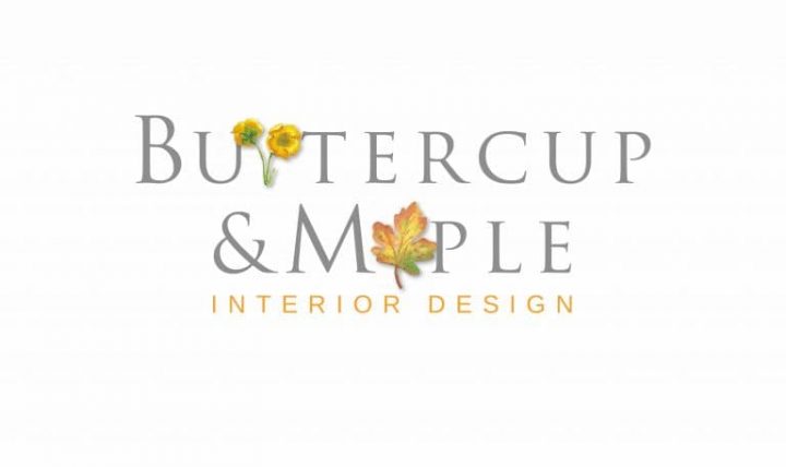 buttercup and maple interior design logo